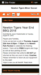 Mobile Screenshot of newtonminorsoccer.ca